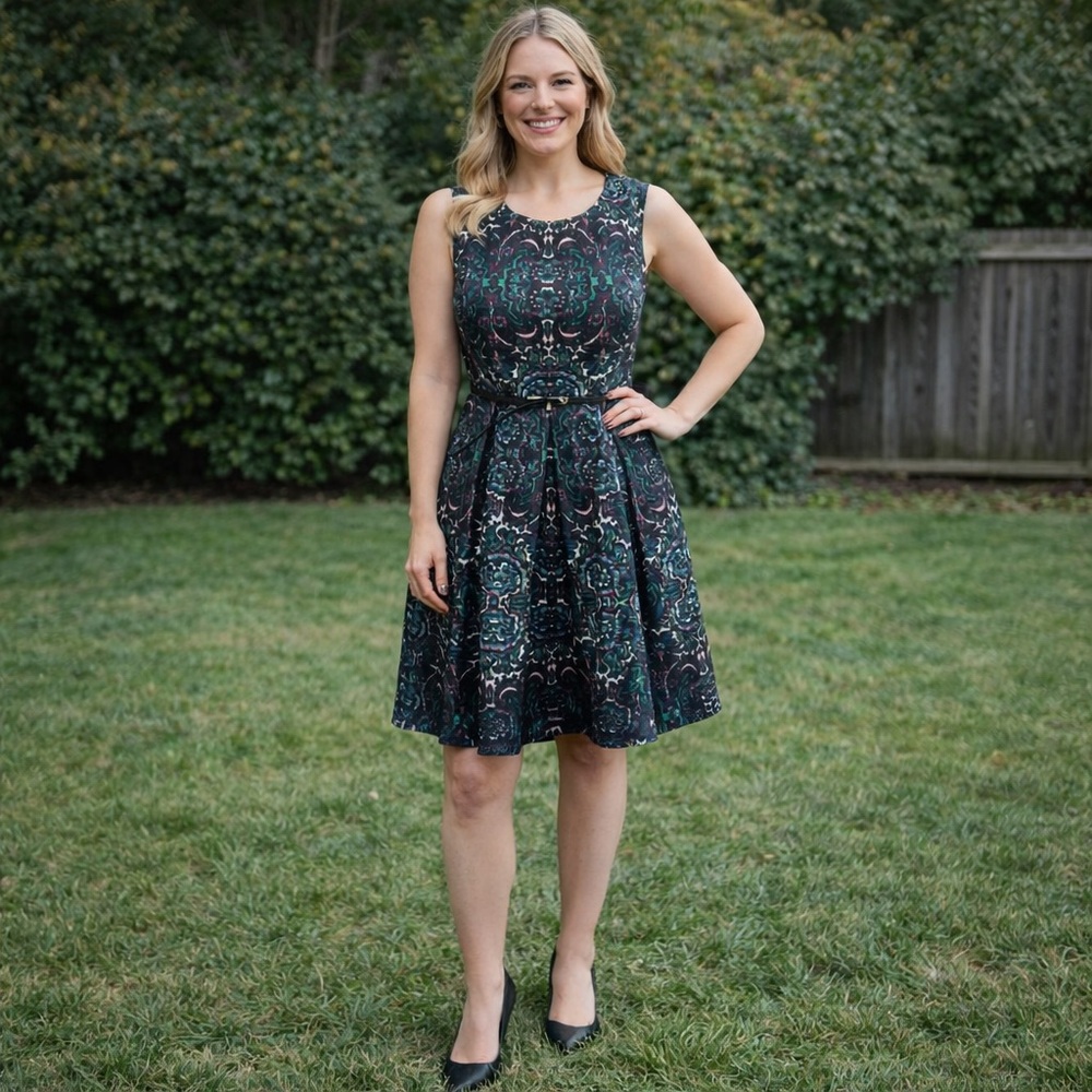 Liz Claiborne Classy Fit and Flare Dress